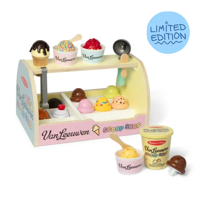 Melissa & Doug Ultimate Van Leeuwen Ice Cream Shop Bundle ijssalon