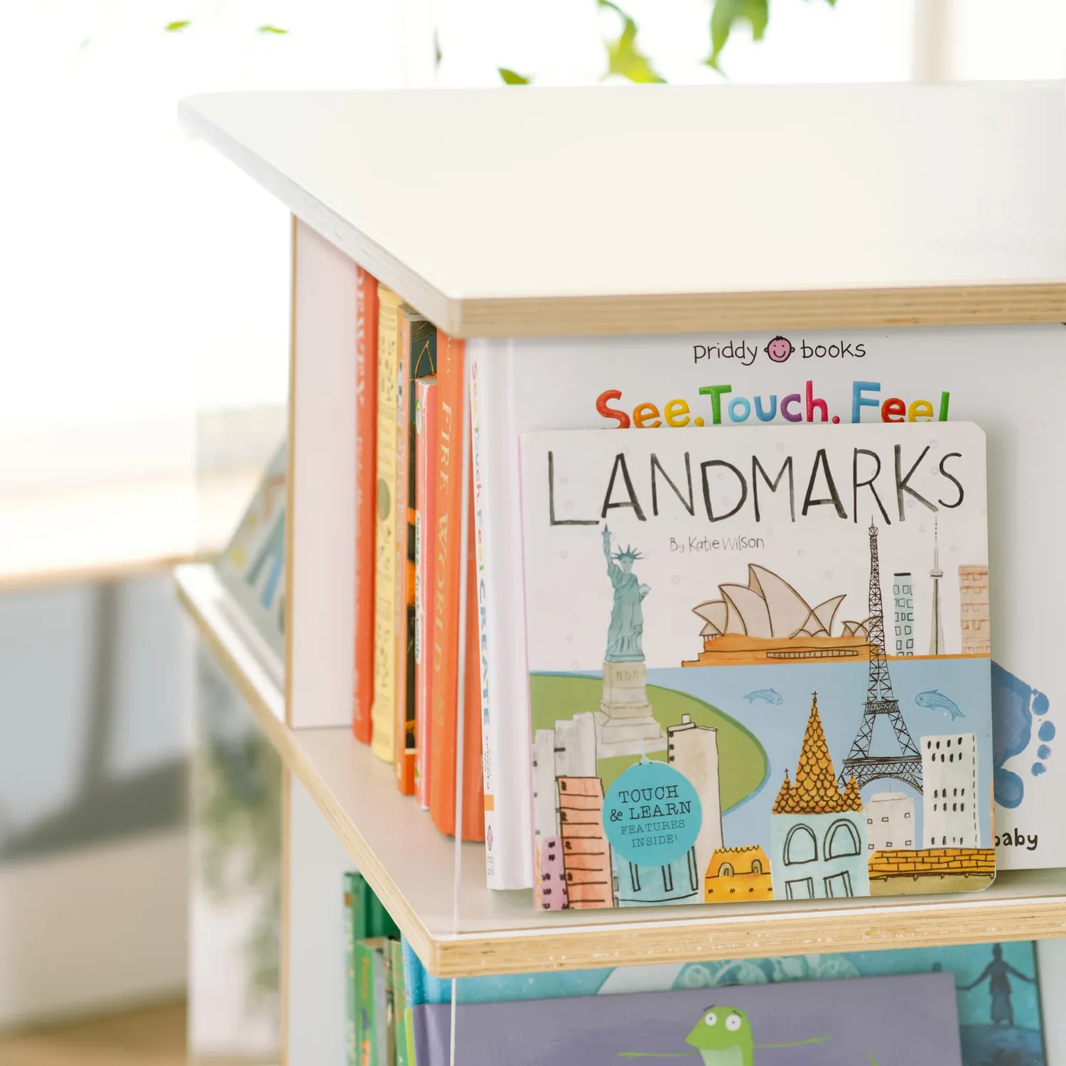 Guidecraft EdQ Rotating Big Book Display boekenkast wit draaibaar