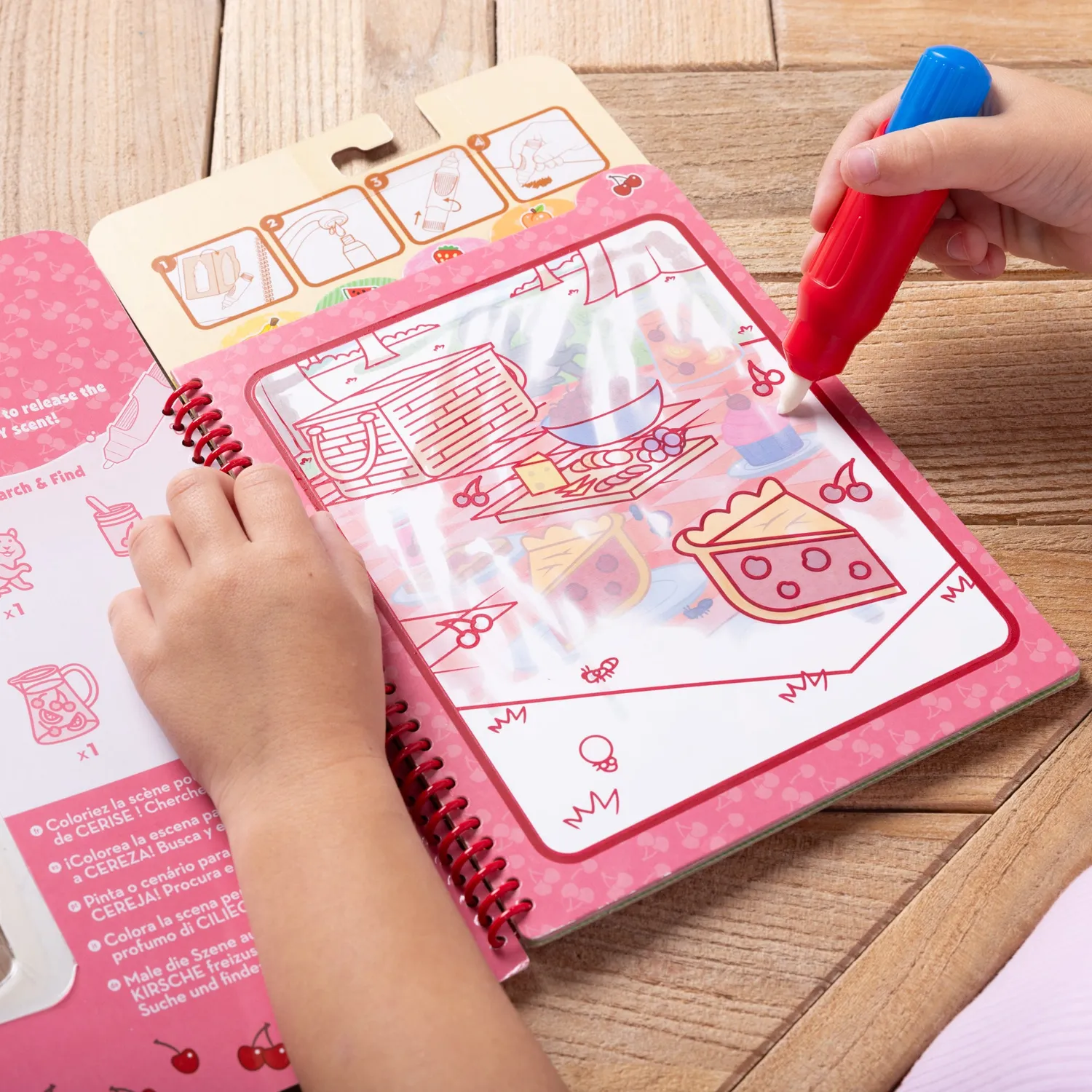 Melissa & Doug Water WOW! Fruit waterschilderboek met geur