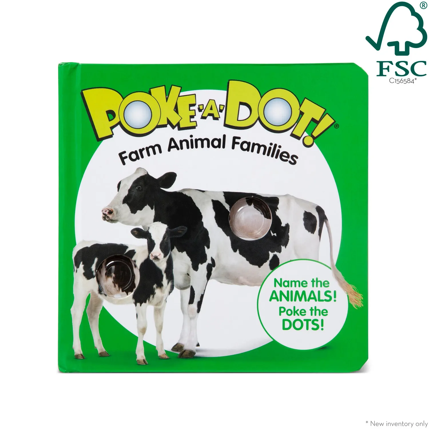 Melissa & Doug Poke-a-Dot Farm kartonboek boerderijdieren 1-2 jr