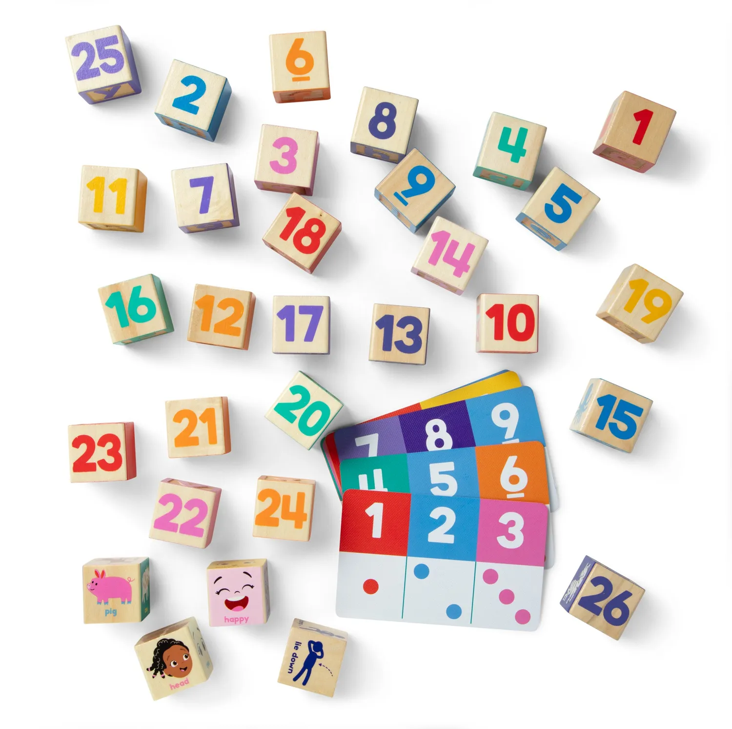 Melissa & Doug Ms Rachel Blokken Hout 30 stuks