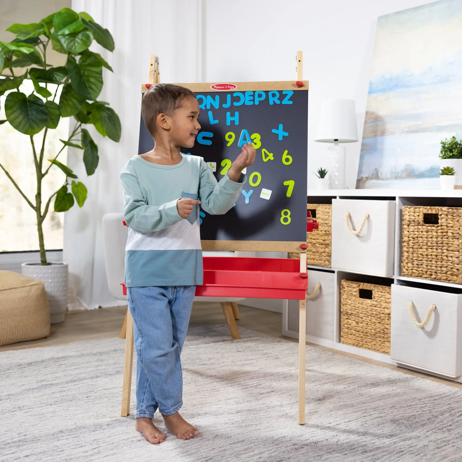 Melissa & Doug Deluxe Magnetic schildersezel hout magnetisch