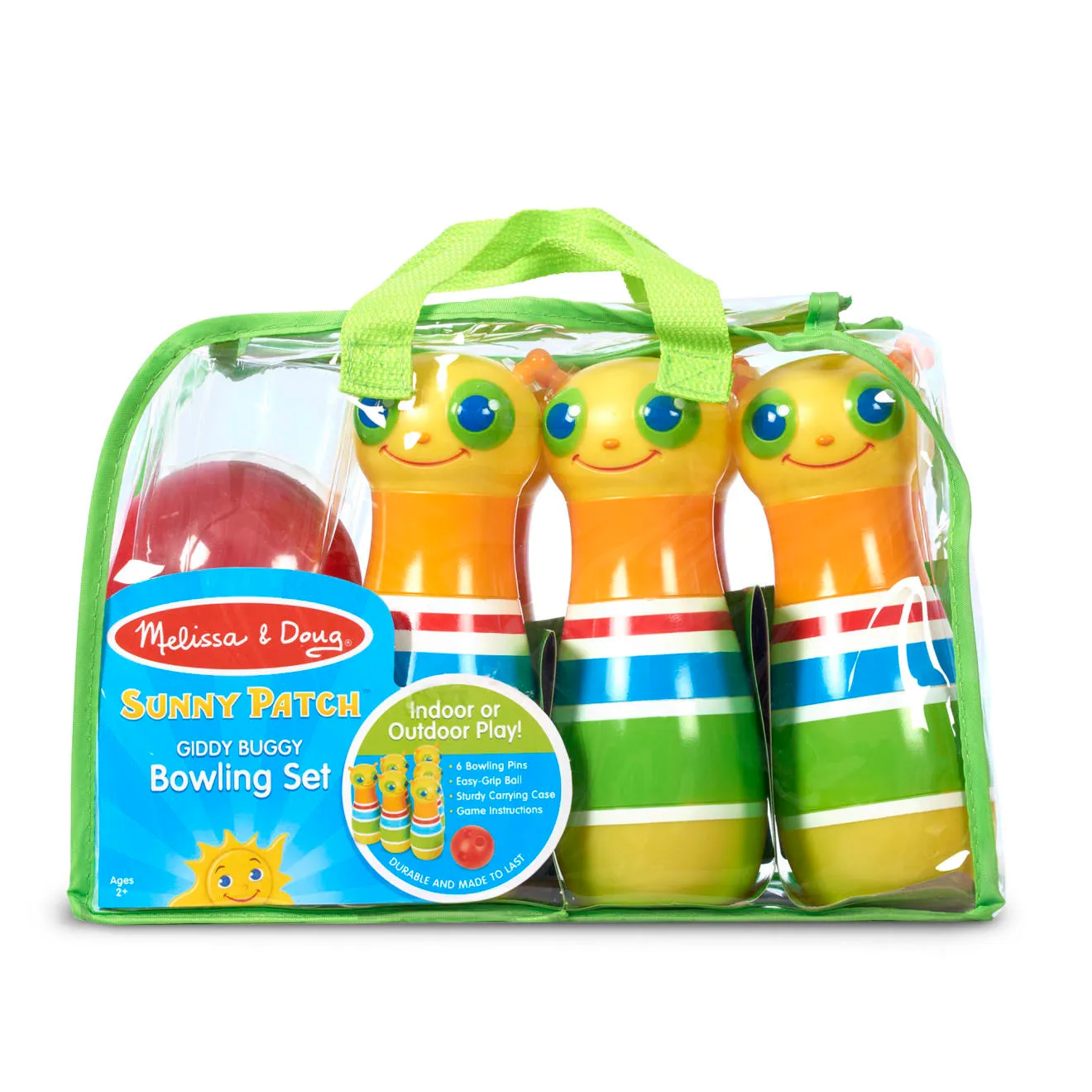 Melissa & Doug Giddy Buggy bowlingset 6 kegels bal