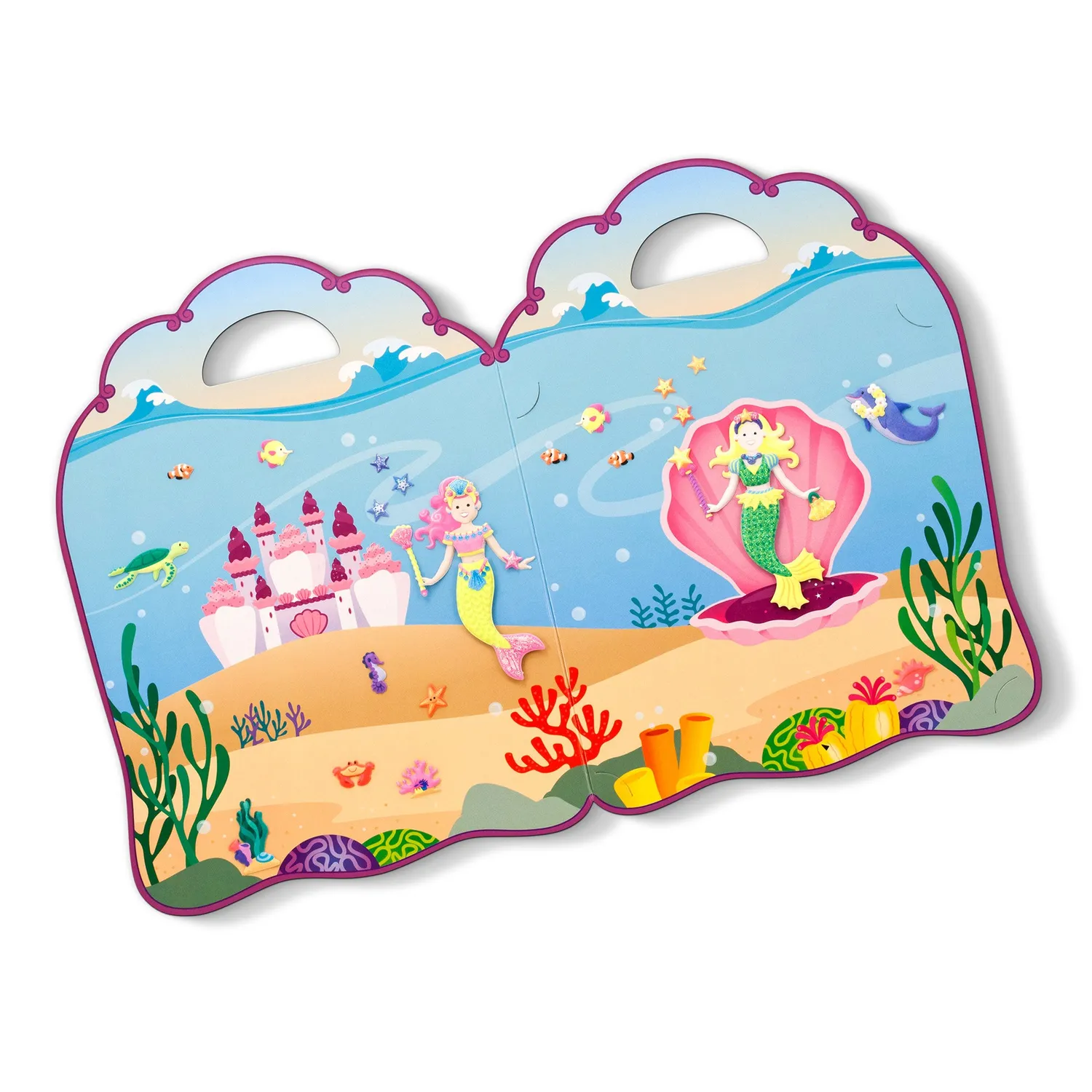 Melissa & Doug Puffy Sticker zeemeermin set 65 herbruikbaar