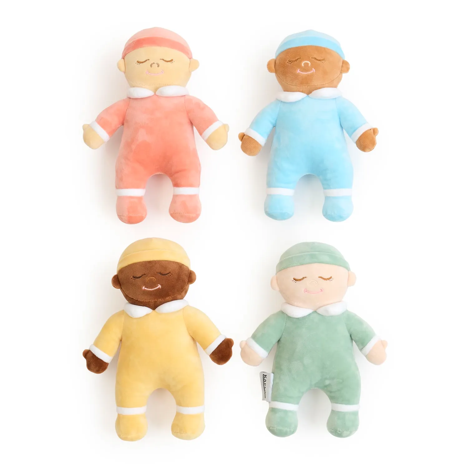 Guidecraft Cuddle Dolls knuffelpoppen set van 4