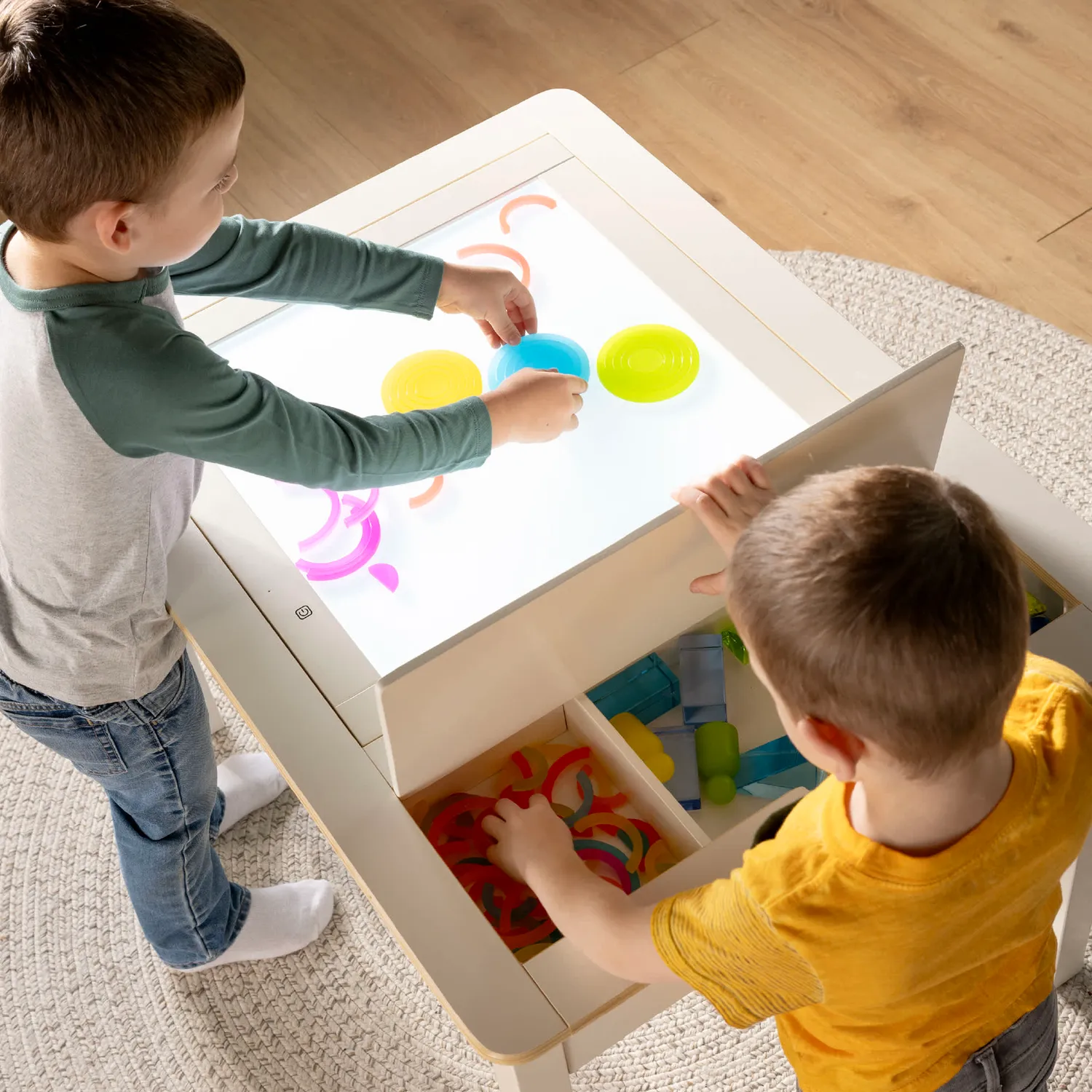 Guidecraft EdQ LED Activity Table lichttafel naturel