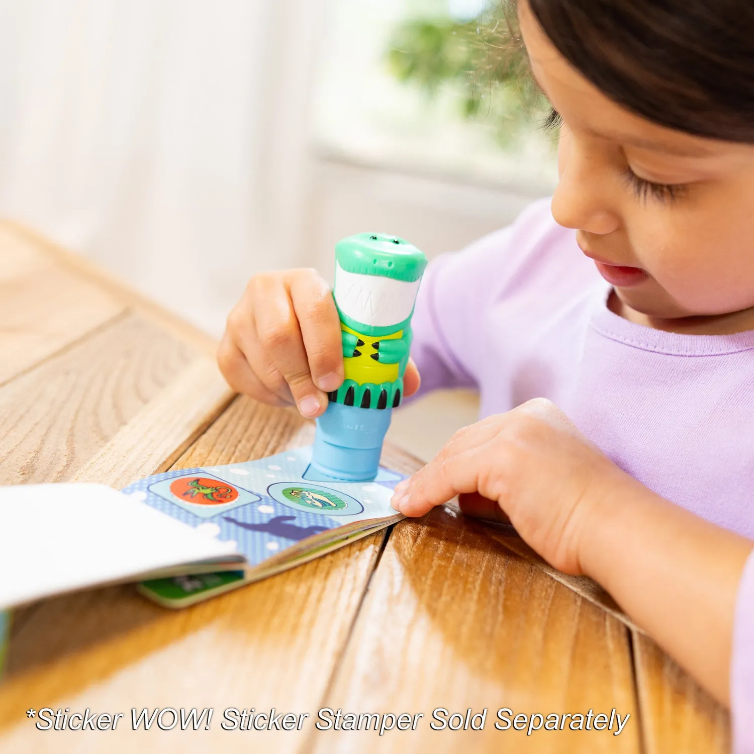 Melissa & Doug Sticker WOW! Dinosaur stickerboek navulling 200 stickers