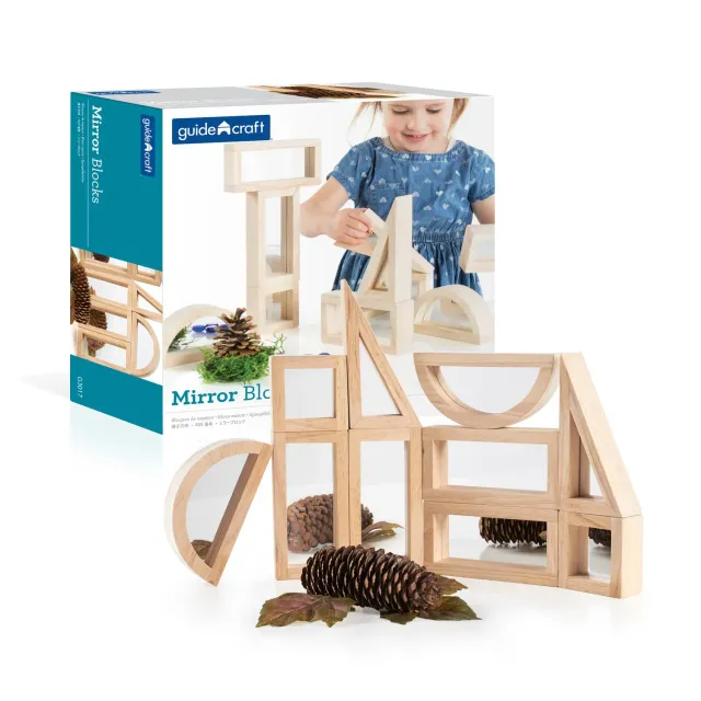Guidecraft Mirror Blocks 10 delig spiegelblokken hout