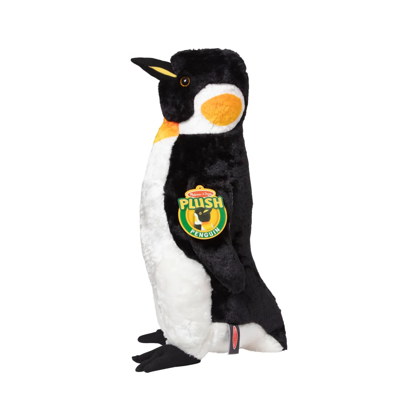 Melissa & Doug Pinguin Knuffel Groot Pluche Zwart