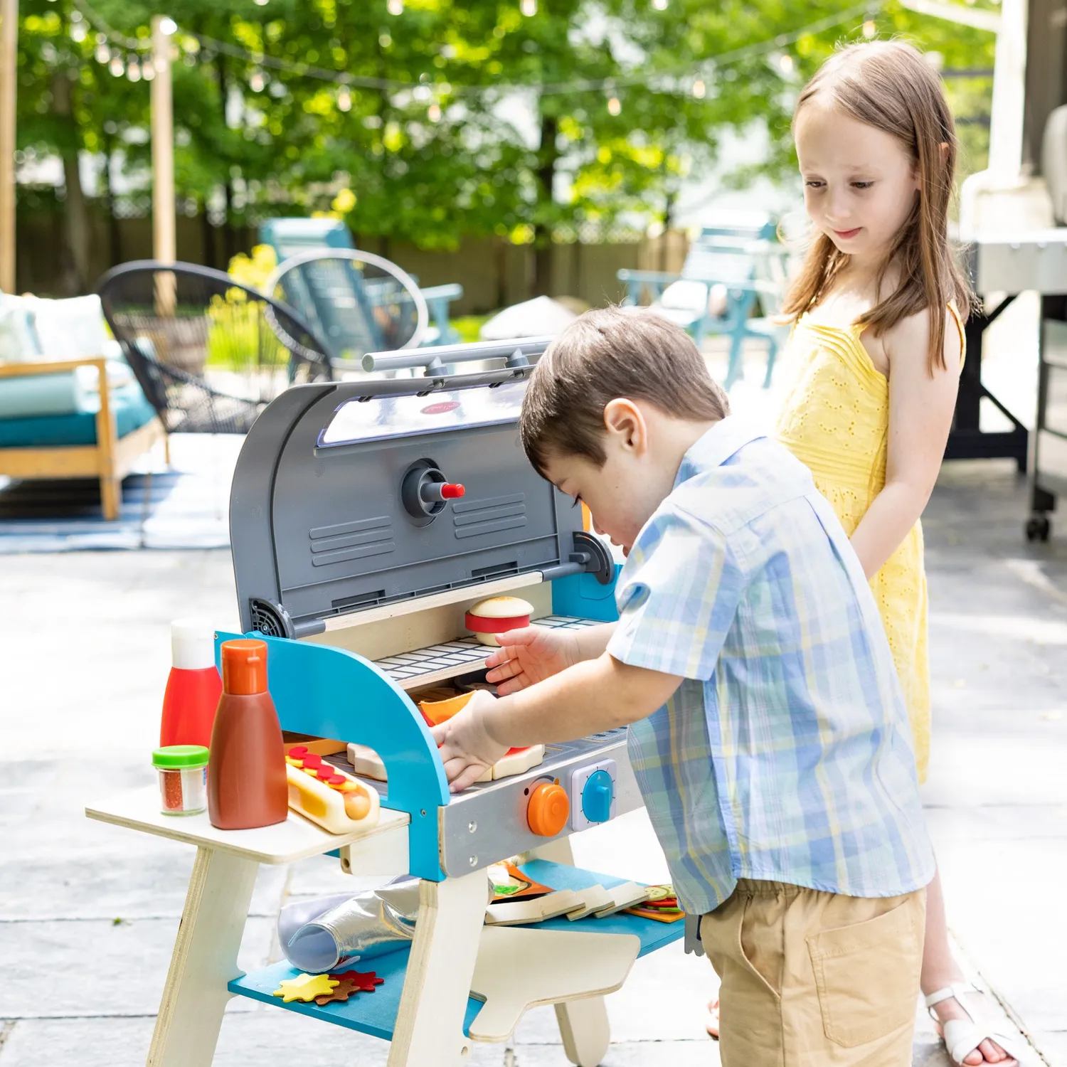 Melissa & Doug Deluxe Grill Pizza Oven speelkeuken