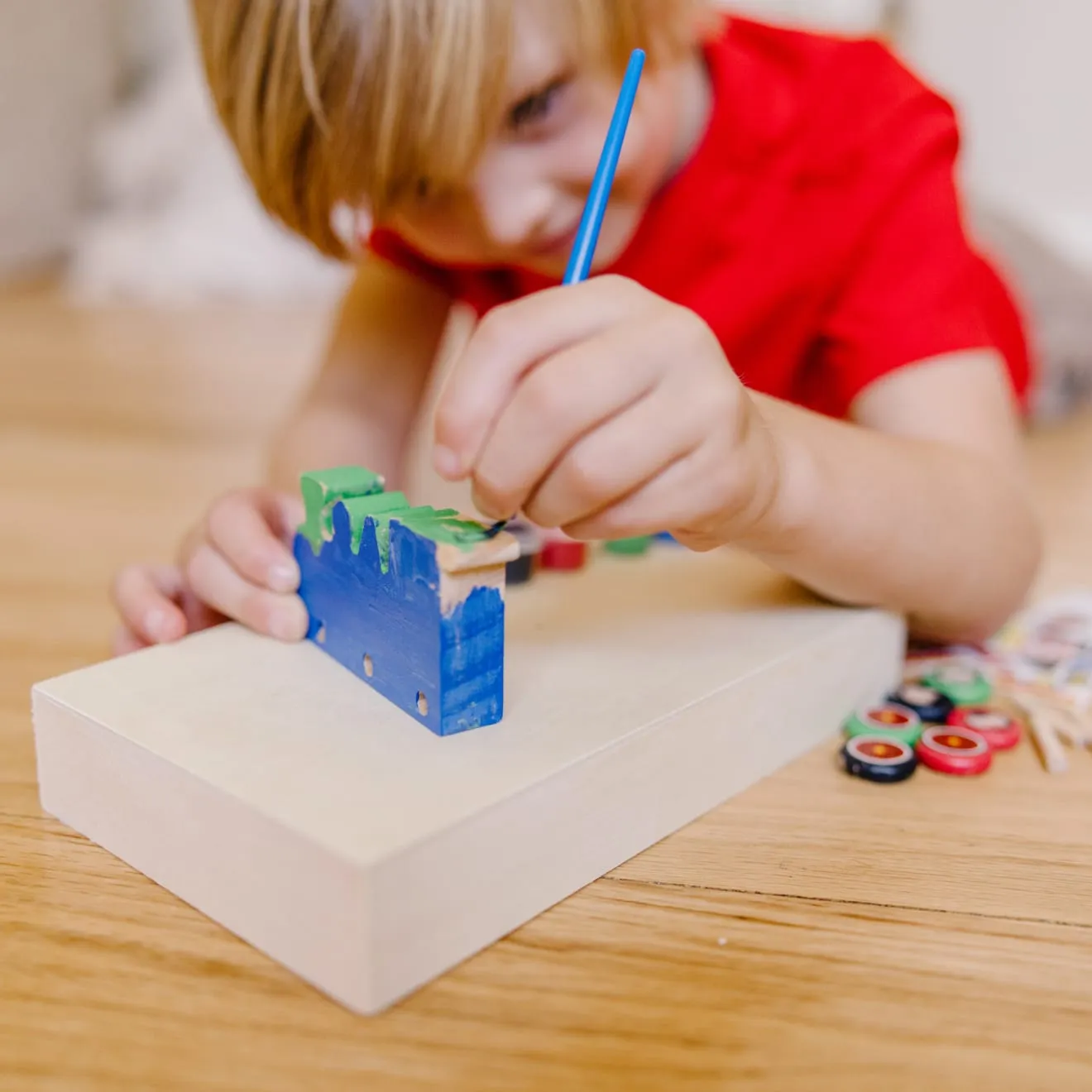 Melissa & Doug Created by Me! Train knutselset houten trein