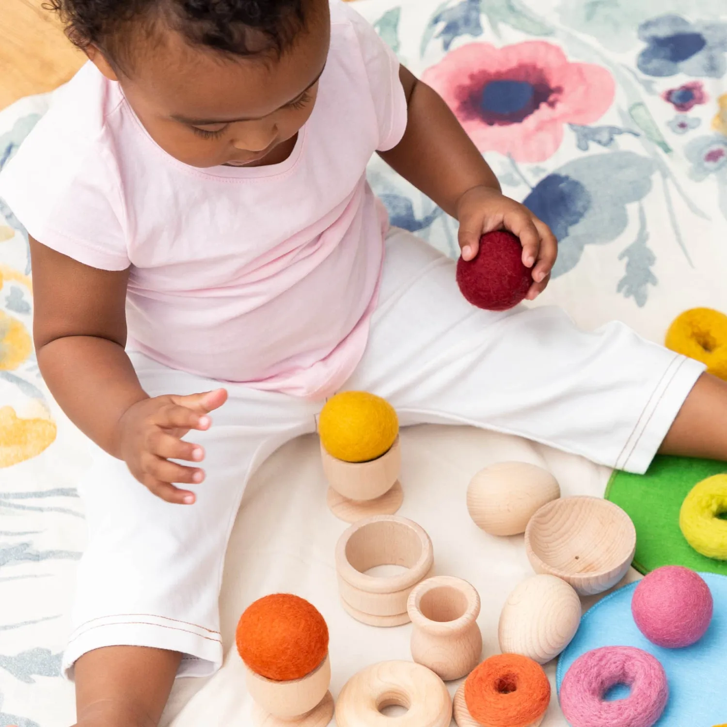 Guidecraft Container Play Toddler STEM speelset vilten bak