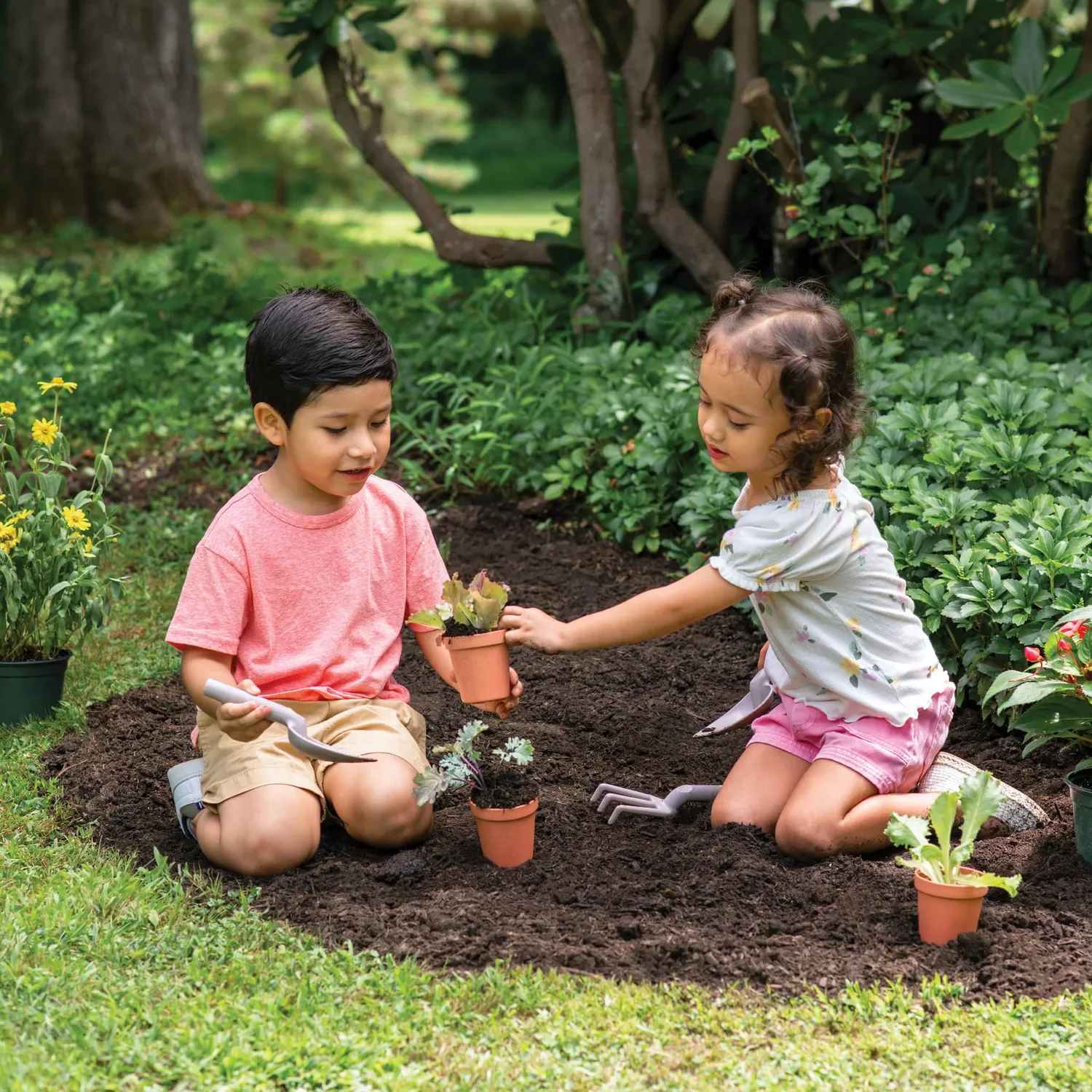 Guidecraft Martha Stewart Kids Outdoor tuingereedschap 6-delig grijs
