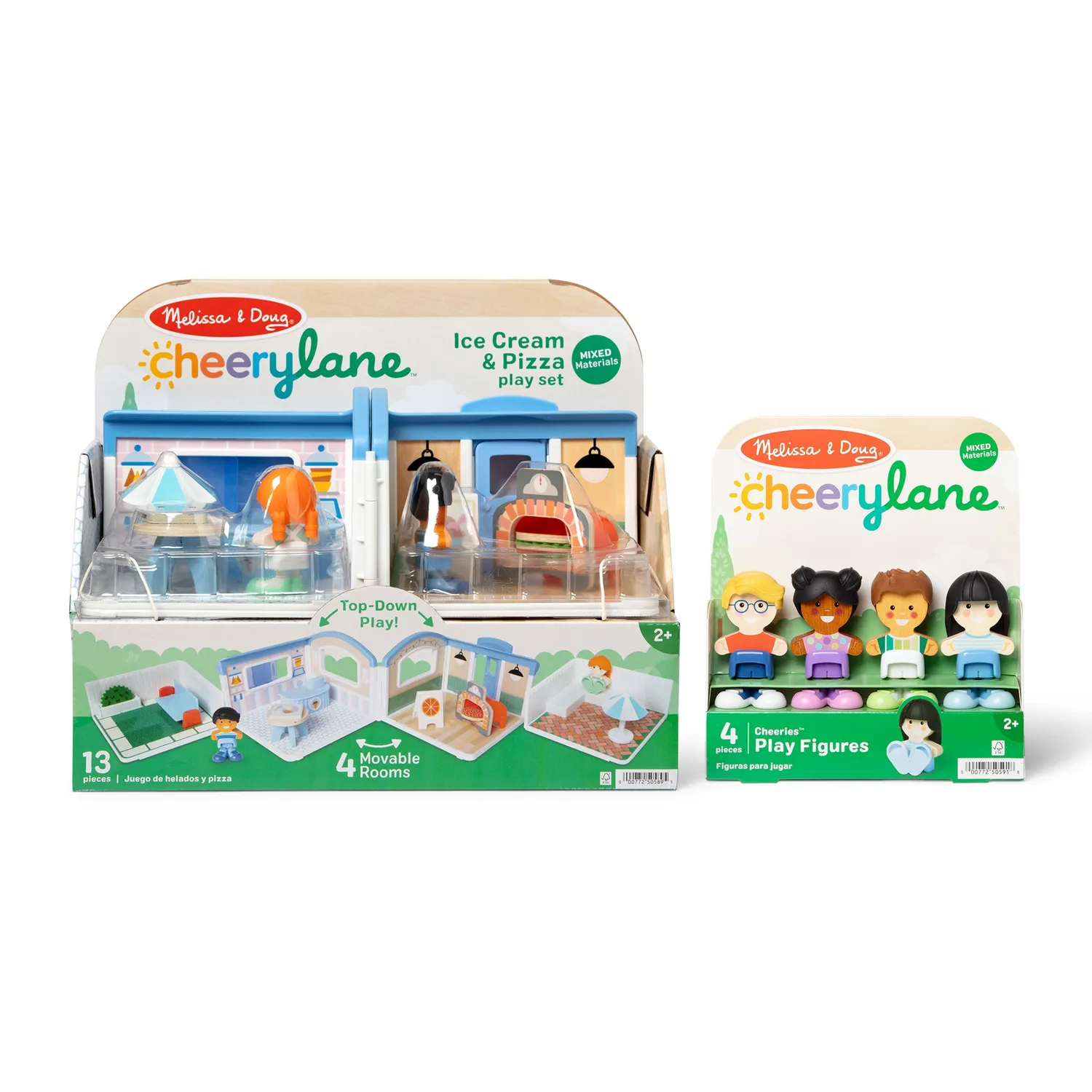 Melissa & Doug Cheery Lane Pizza Ice Cream speelset restaurant