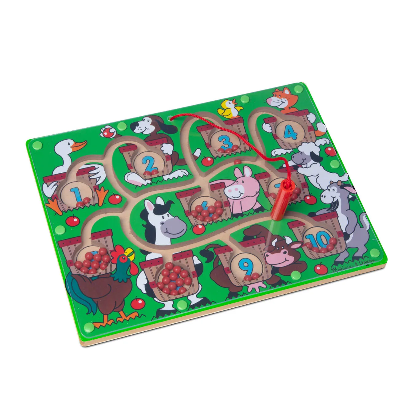 Melissa & Doug Magnetic Number Maze magnetisch spel tellen
