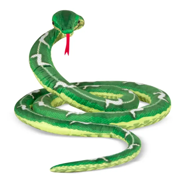 Melissa & Doug Snake Jumbo knuffel slang extra lang