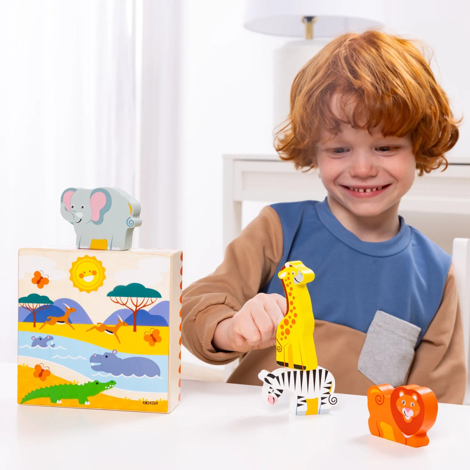 Melissa & Doug Houten Safari Dieren Matchspel 4 stuks
