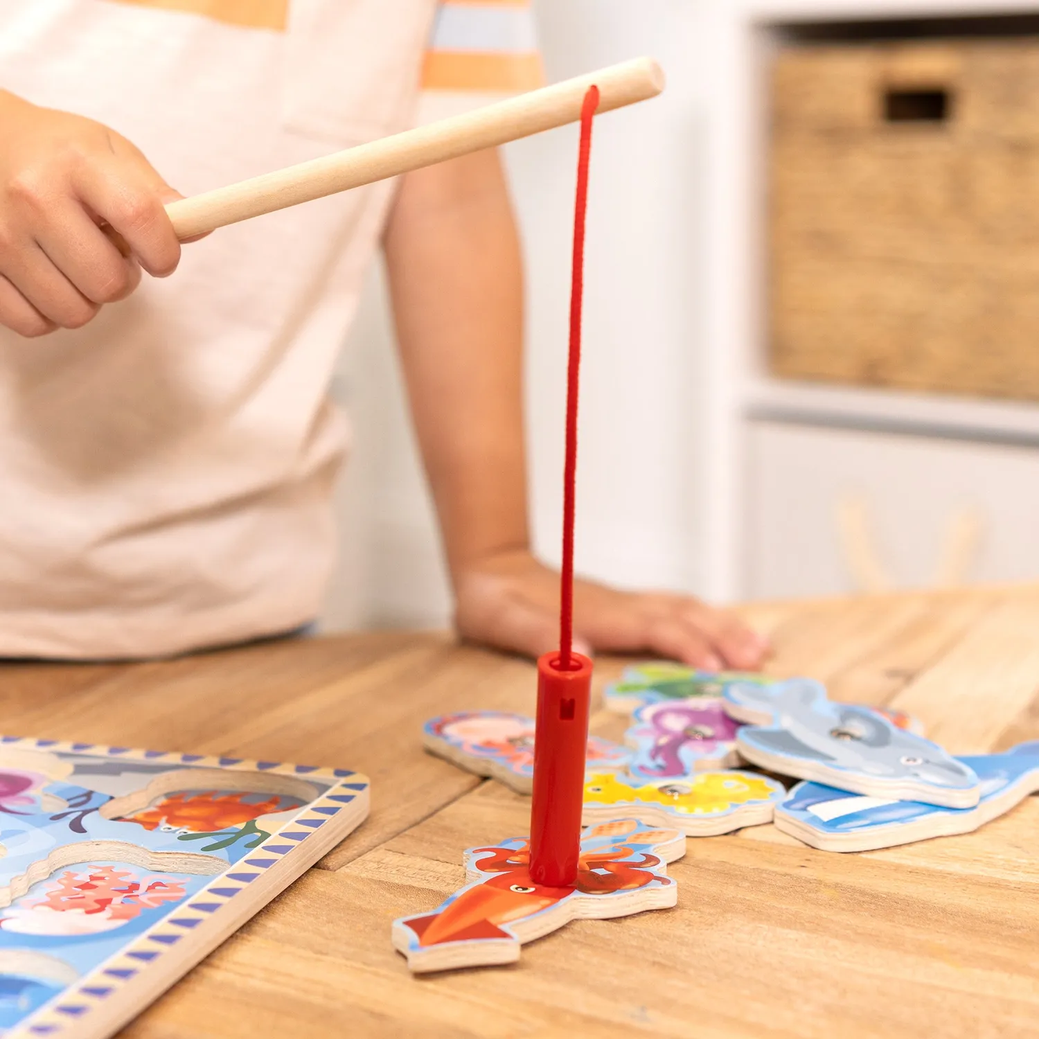 Melissa & Doug Fishing magnetisch visspel puzzel 10-delig hout