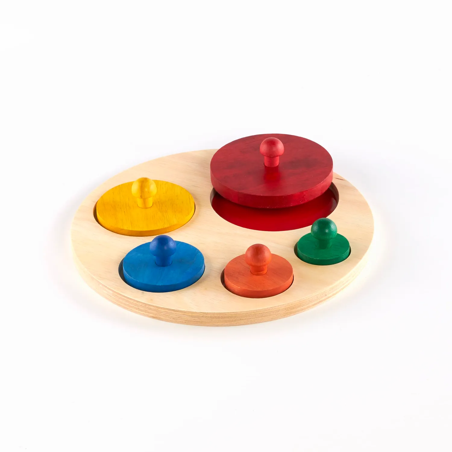 Guidecraft Circle Sorter houten sorteerspeelgoed ringen