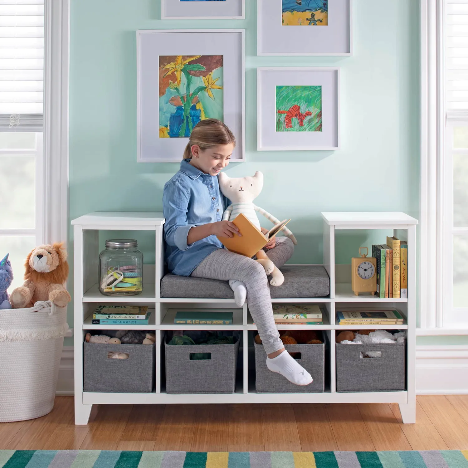 Guidecraft Martha Stewart Kids Reading Nook leeshoek