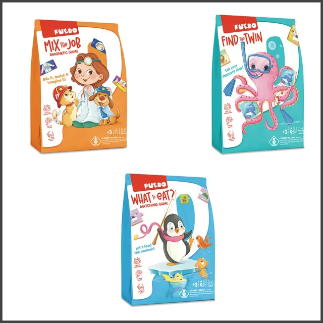 Puedo Educatieve spellen set 3-delig peuters