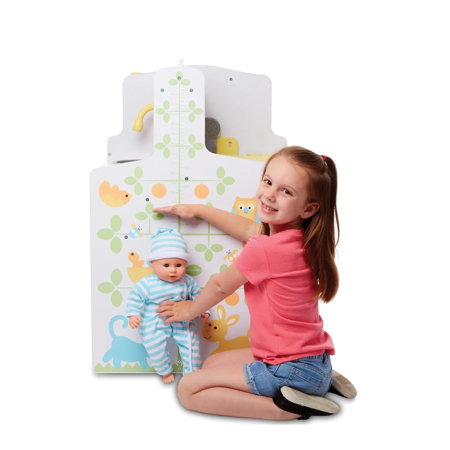 Melissa & Doug Mine to Love Baby Care Verzorgingscentrum hout