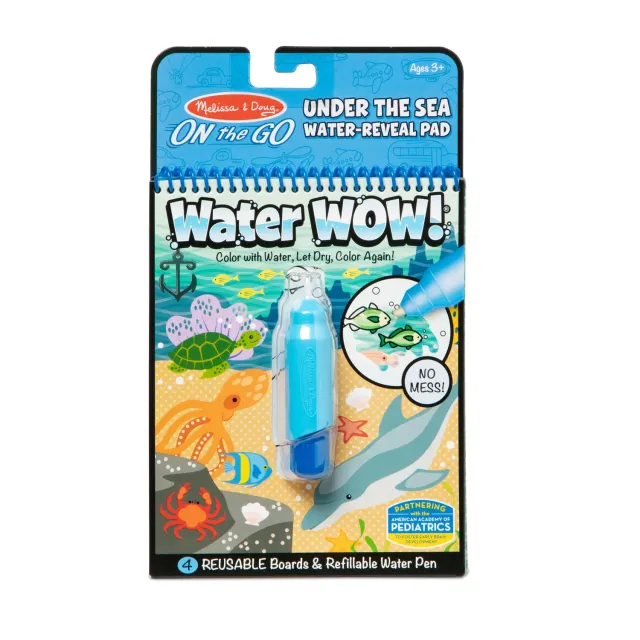 Melissa & Doug Water Wow! Under the Sea waterboek herbruikbaar