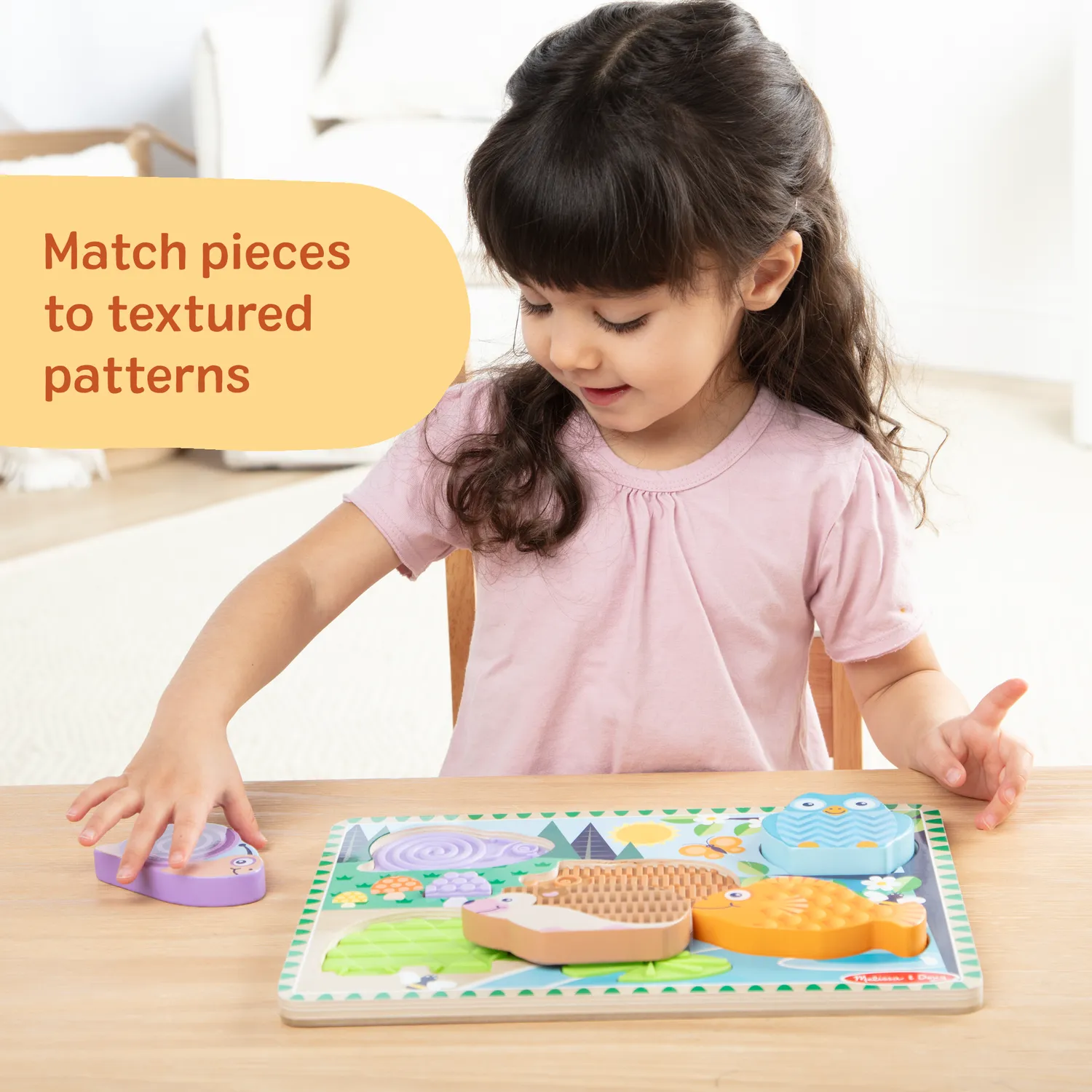 Melissa & Doug Forest Friends Voelpuzzel Hout 5-delig