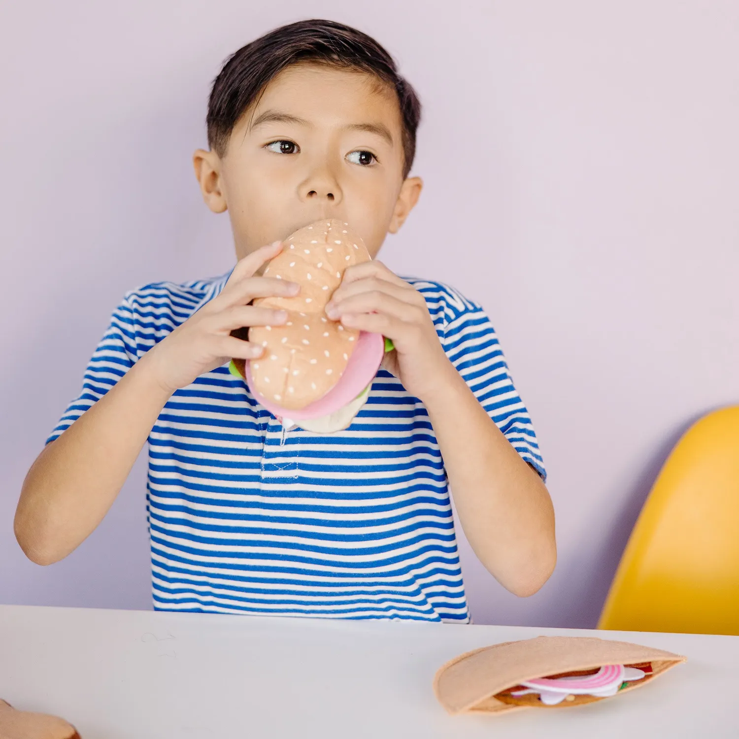 Melissa & Doug Felt Food Sandwich vilt speeleten 33-delig