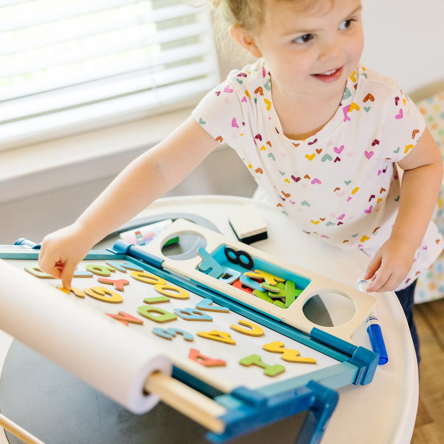 Melissa & Doug Double-Sided tafelezel magnetisch inklapbaar