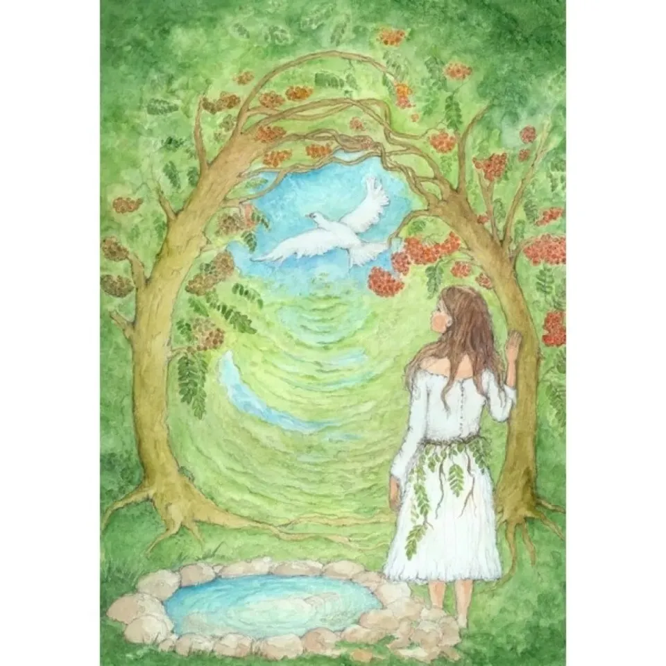 Ginger Fairy Legende Eentje van Margo kaart 10,5x15