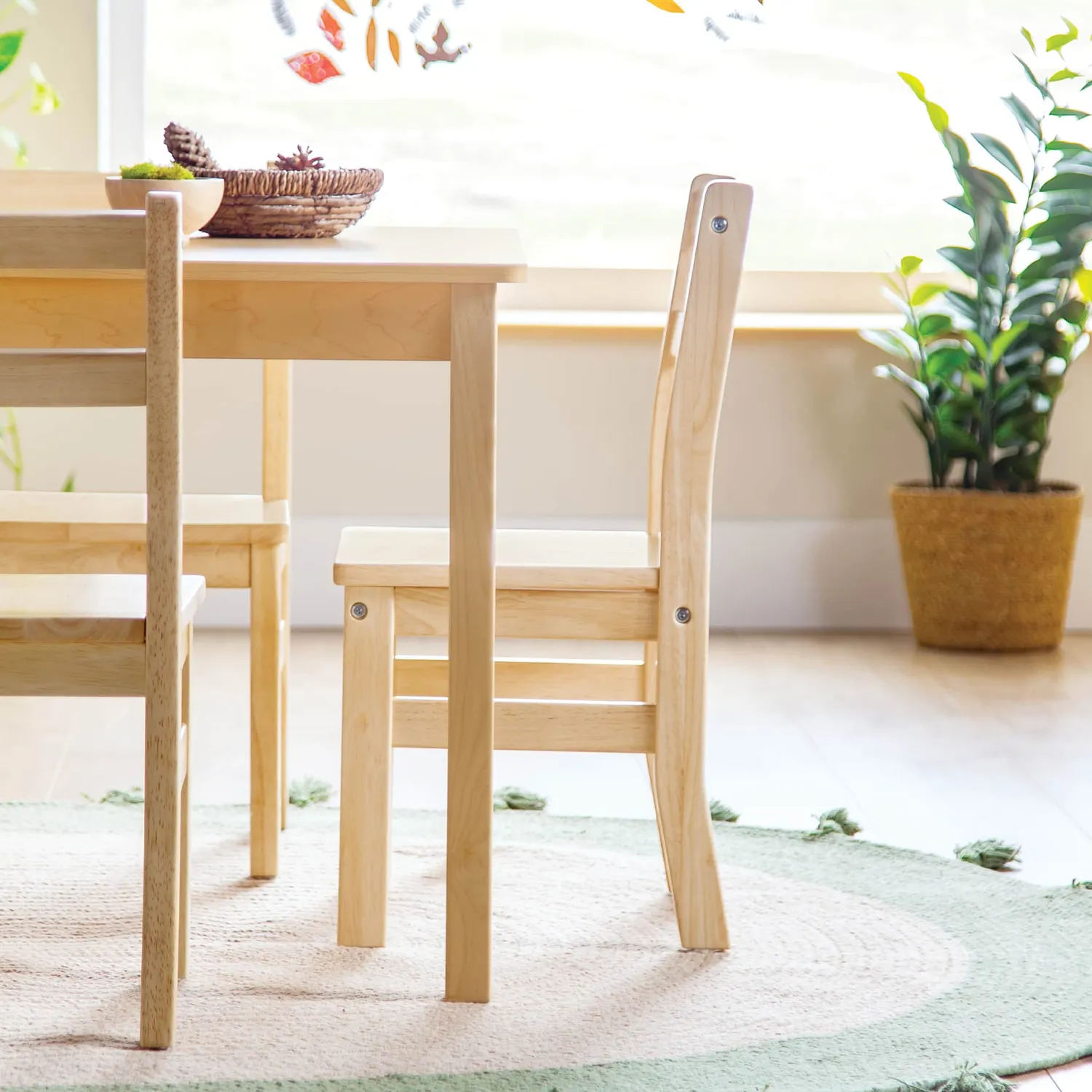 Guidecraft EdQ Hardwood kinderstoelen 12 inch 2 stuks hout