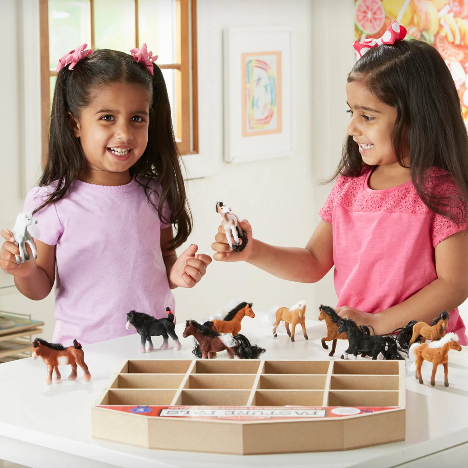 Melissa & Doug Pasture Pals paarden speelset 12-delig