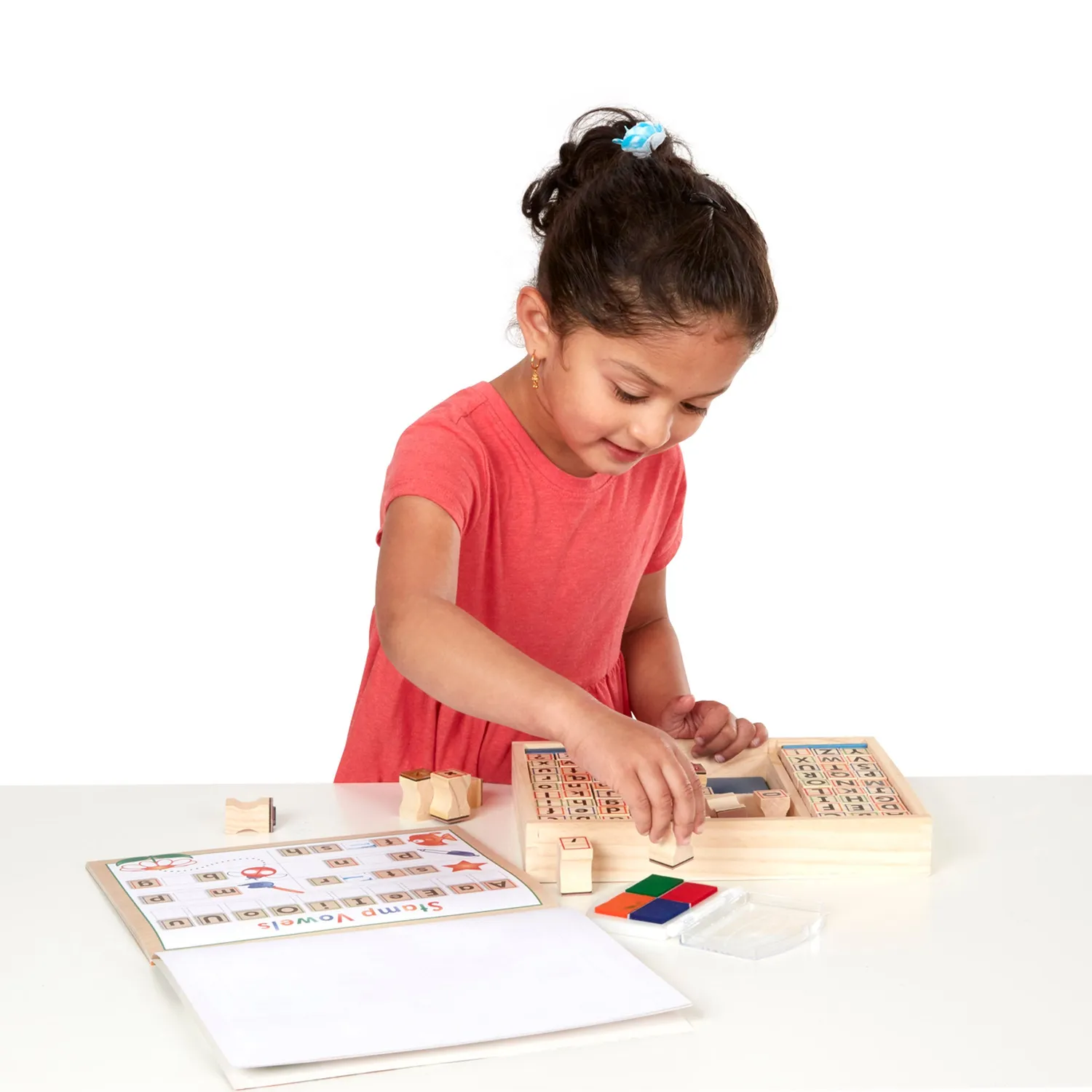 Melissa & Doug Deluxe ABCs 123s stempelset 71 stempels