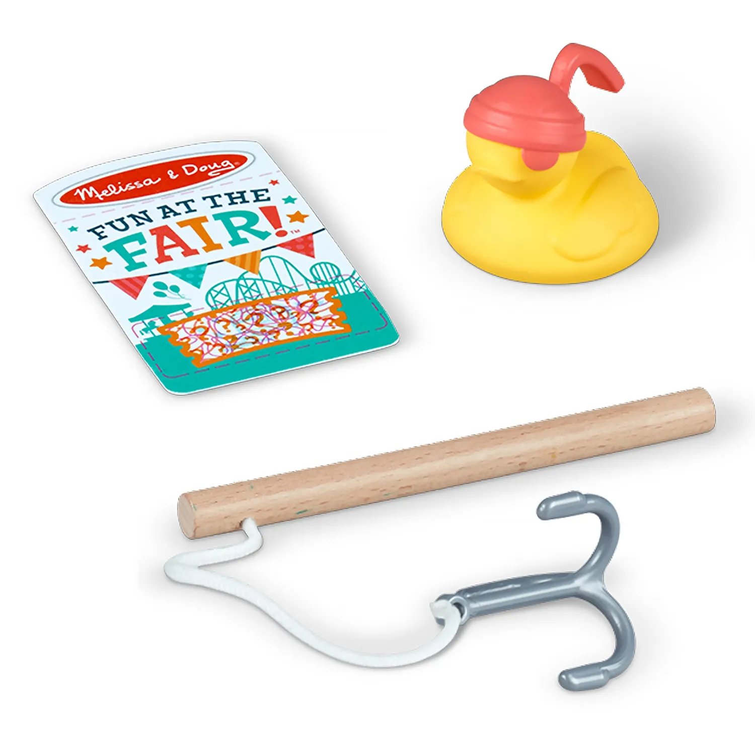Melissa & Doug Fun at the Fair Hook a Duck visspel 2 hengels