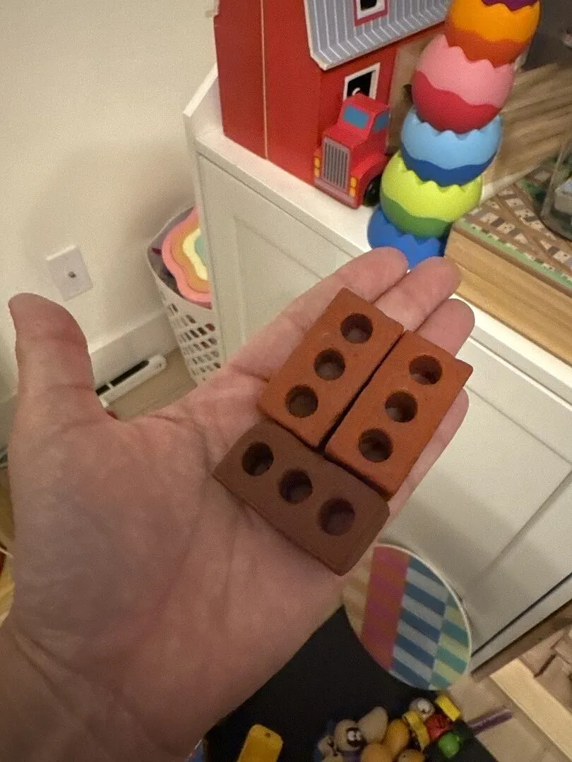 Guidecraft Little Bricks bouwstenen 60 stuks mini