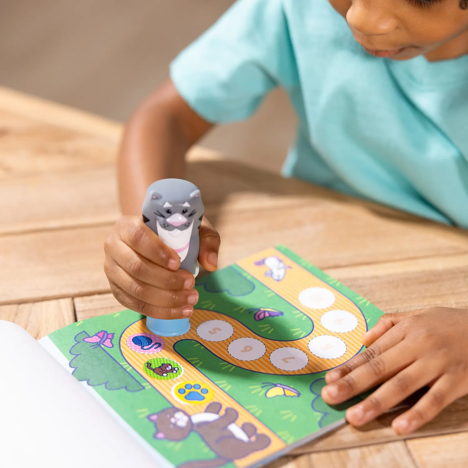 Melissa & Doug Sticker WOW! Cat stickerboek met stamper