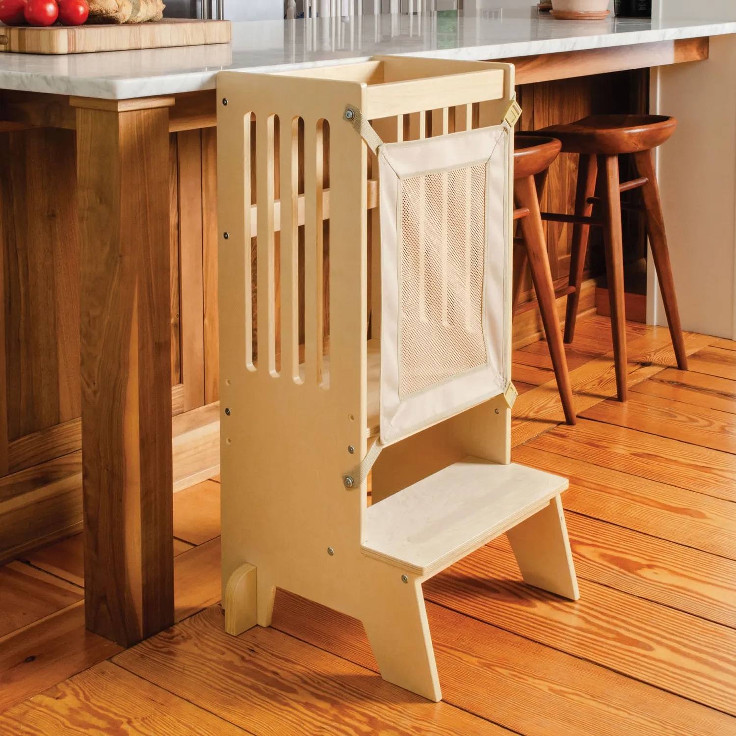 Guidecraft Jr Contemporary Kitchen Helper leertoren wit houten