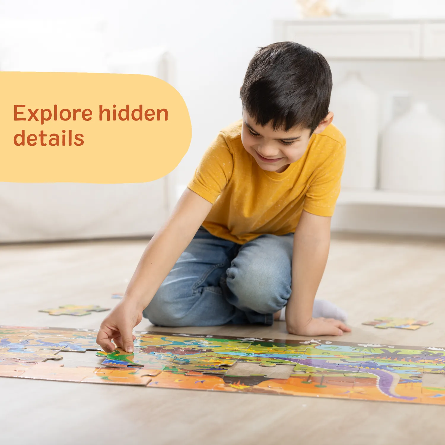 Melissa & Doug Land of Dinosaurs vloerpuzzel 48 stukjes dino