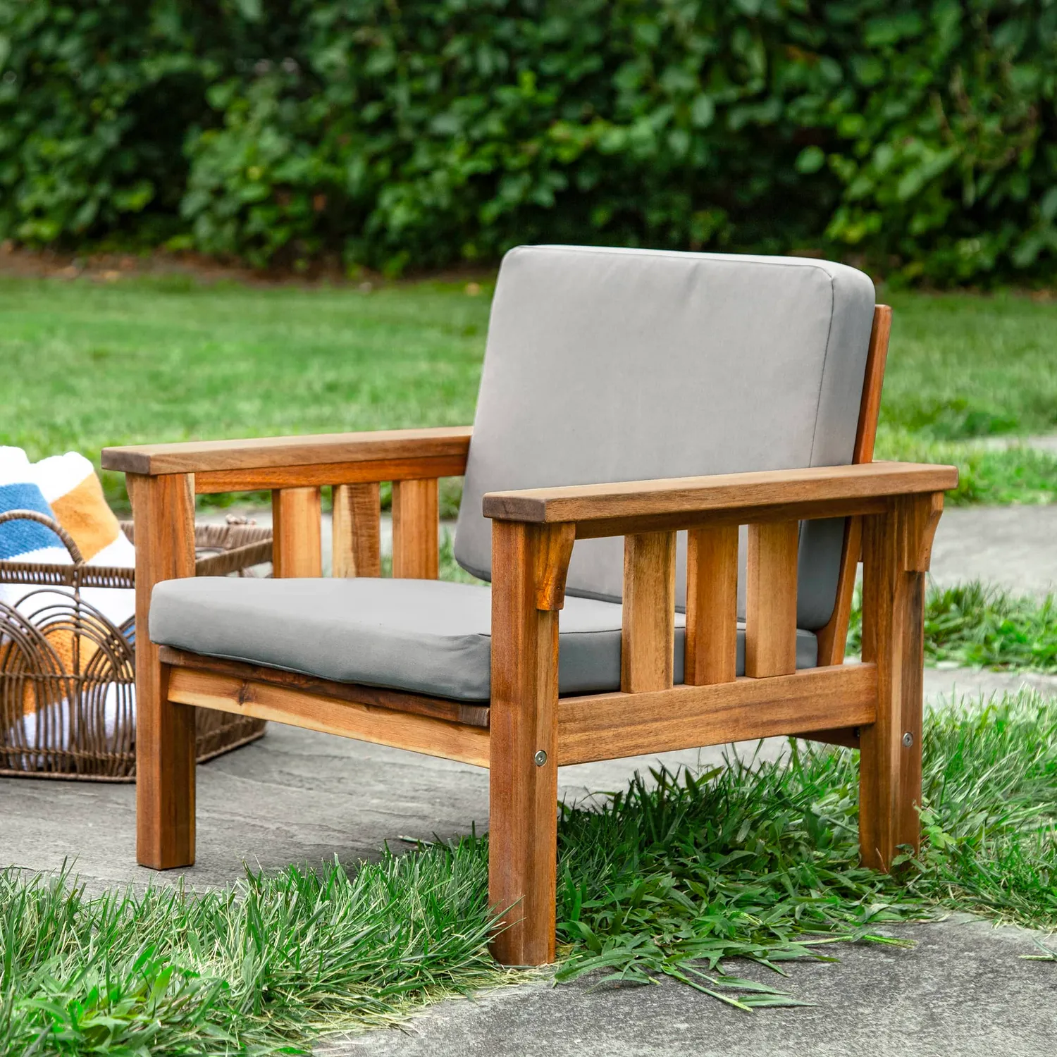 Guidecraft Martha Stewart Kids Outdoor Chair kinderstoel acacia
