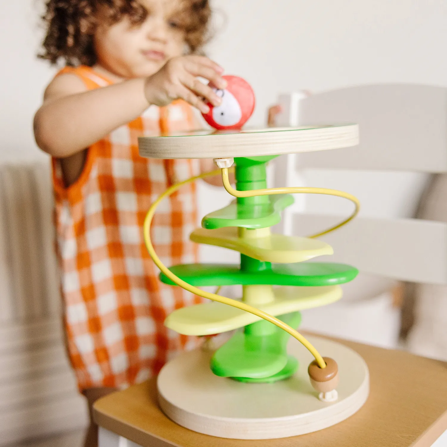 Melissa & Doug Rollables Treehouse Twirl knikkerbaan baby