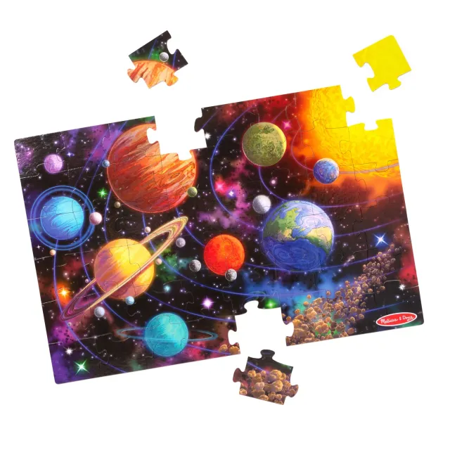 Melissa & Doug Solar System Vloerpuzzel 48 Stukjes Ruimte