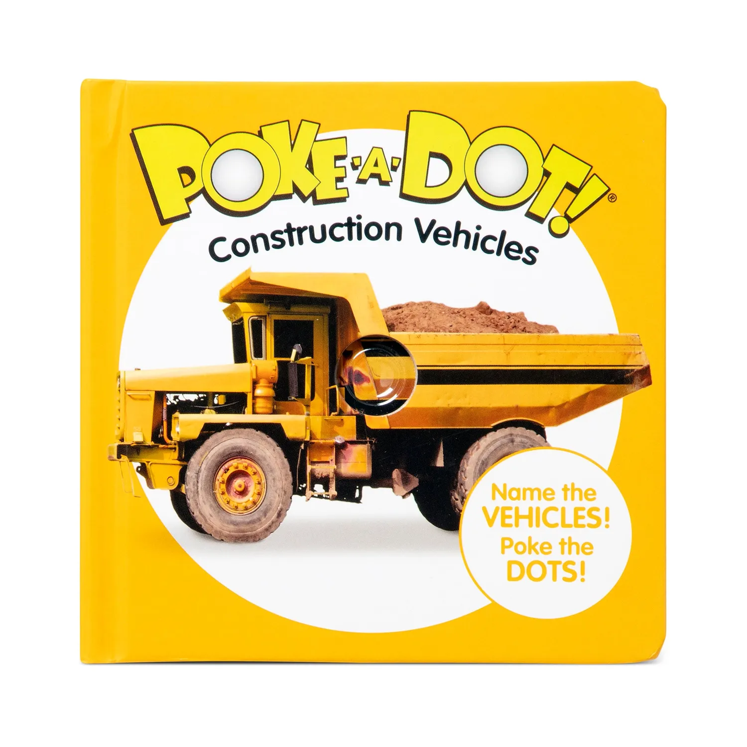 Melissa & Doug Poke-A-Dot Construction Vehicles kartonboek