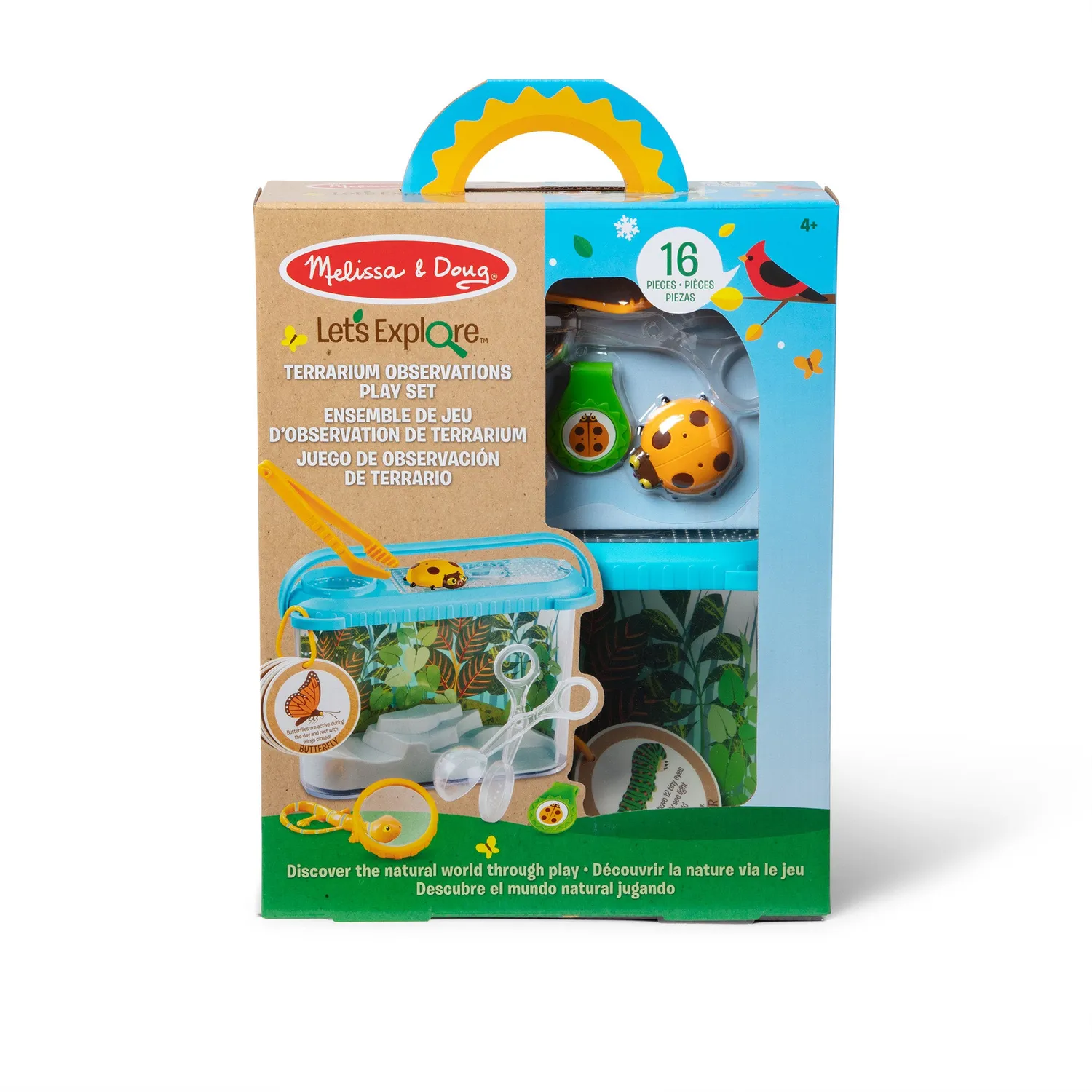 Melissa & Doug Let's Explore Terrarium speelset met loep