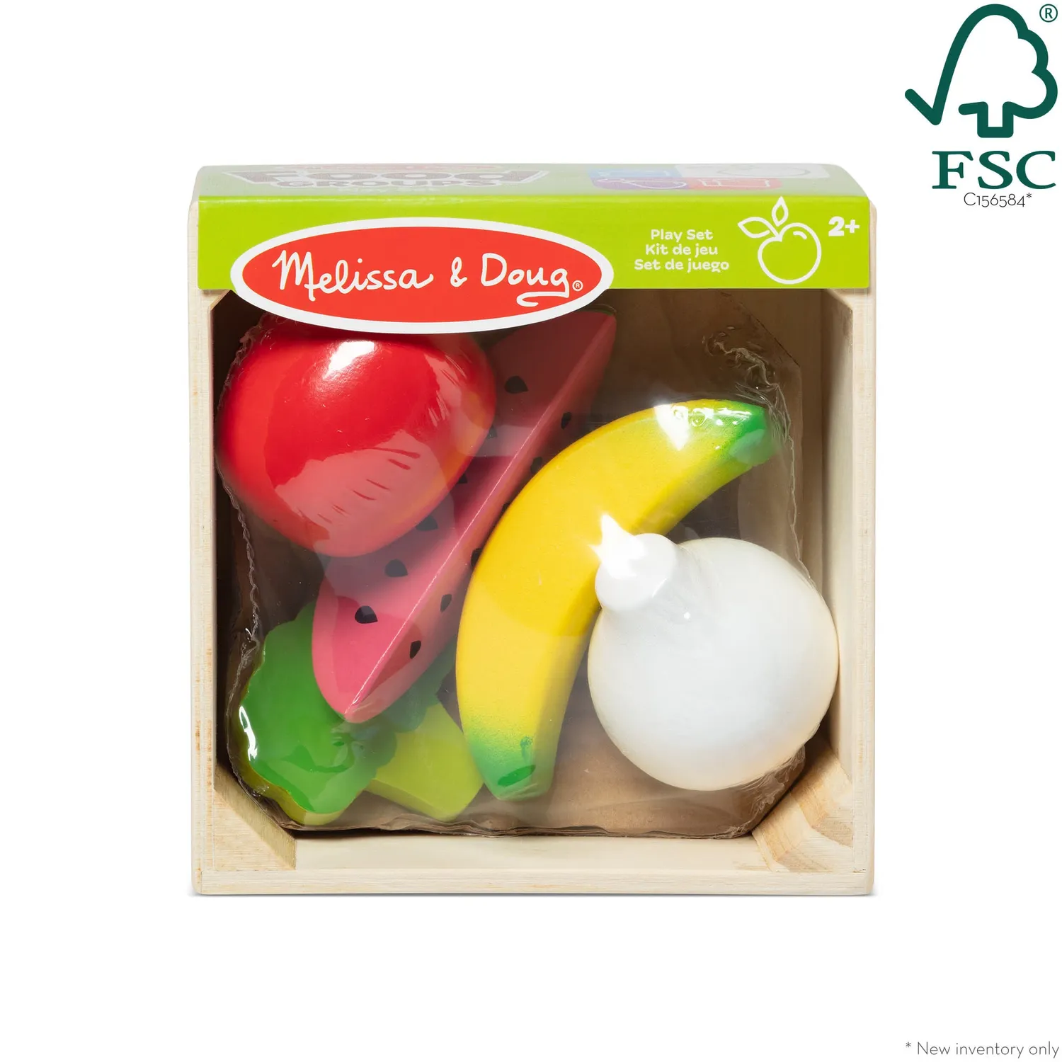 Melissa & Doug Food Groups Houten Speelvoedsel Groente Fruit