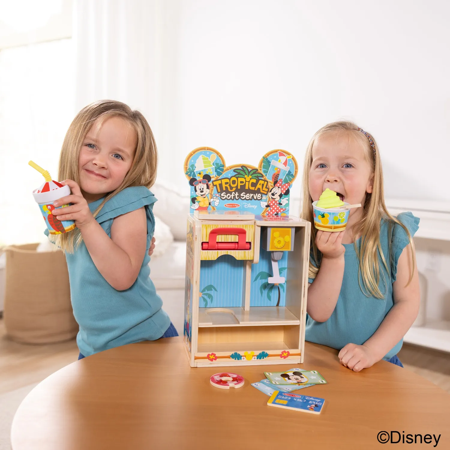 Melissa & Doug Disney Softijs Houten Speelset 23-delig