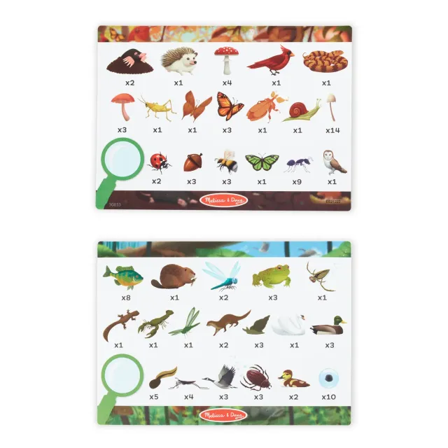 Melissa & Doug Let's Explore zoekpuzzel 48 stukjes dubbelzijdig