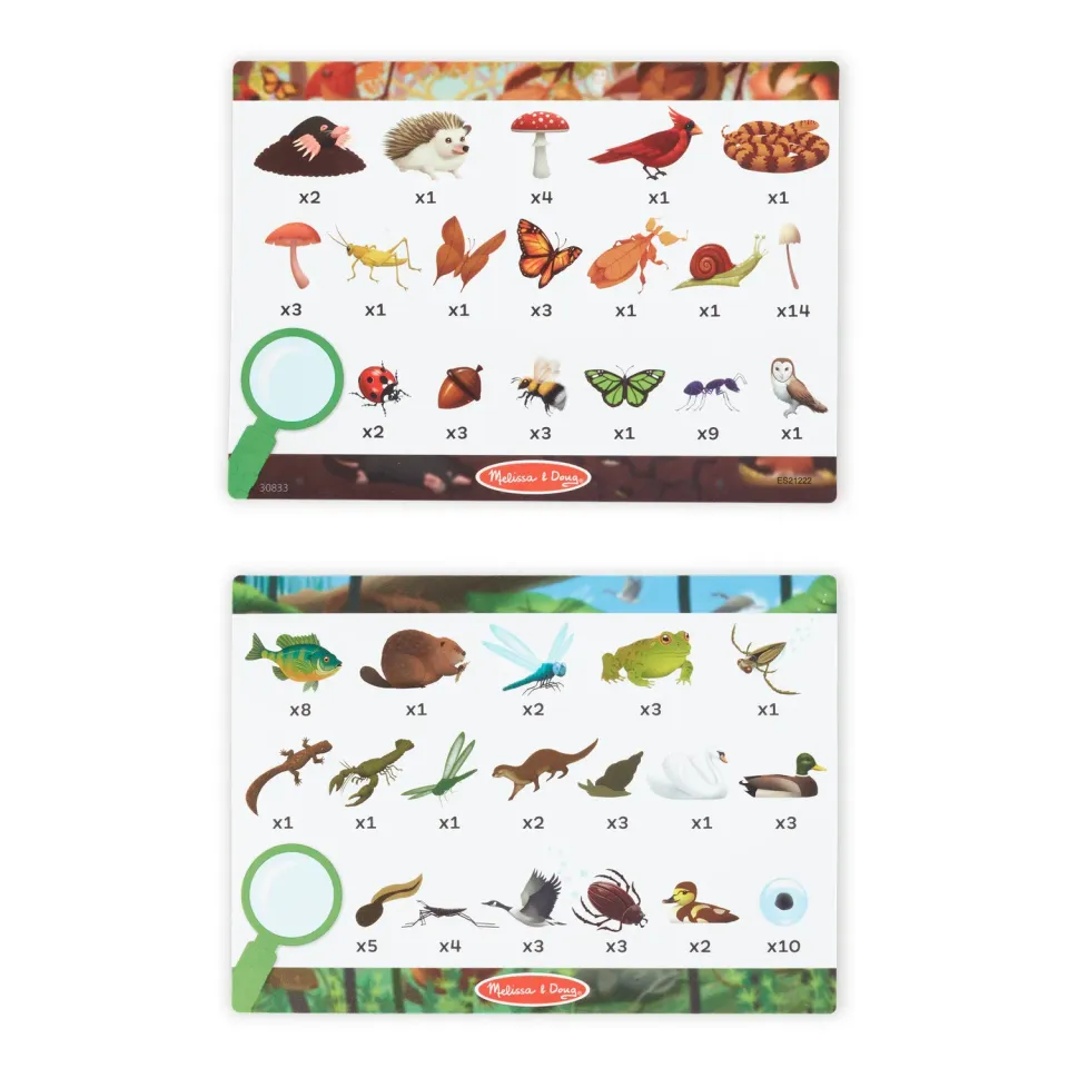 Melissa & Doug Let's Explore zoekpuzzel 48 stukjes dubbelzijdig