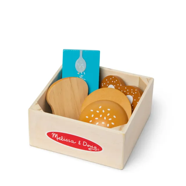 Melissa & Doug Granen Houten Speelvoedsel Set