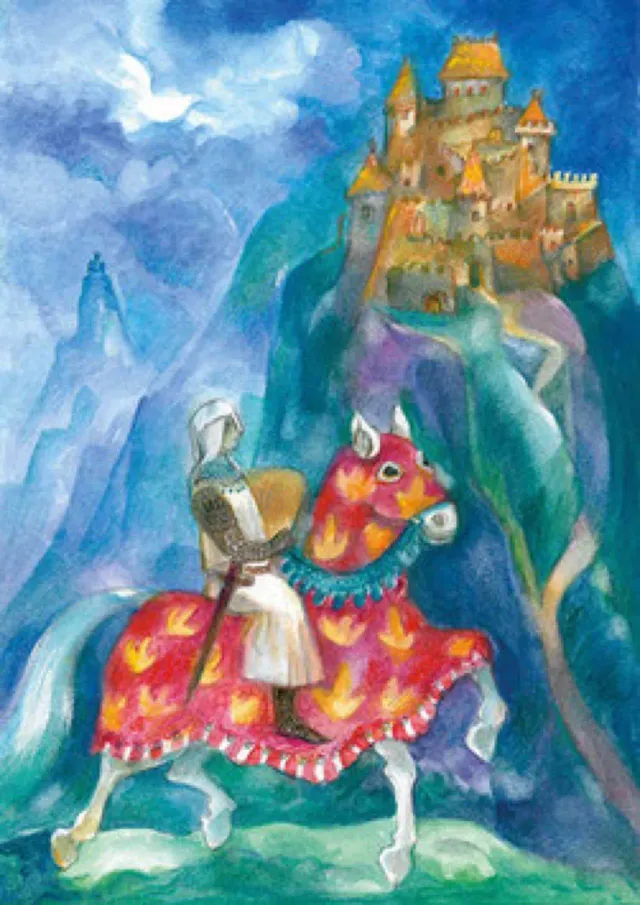 Ginger Fairy Marie-Laure Viriot Ritter kaart 10x15 cm